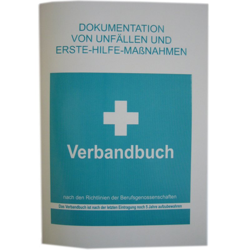 LEINA-WERKE first aid booklet, DIN A5, white/green